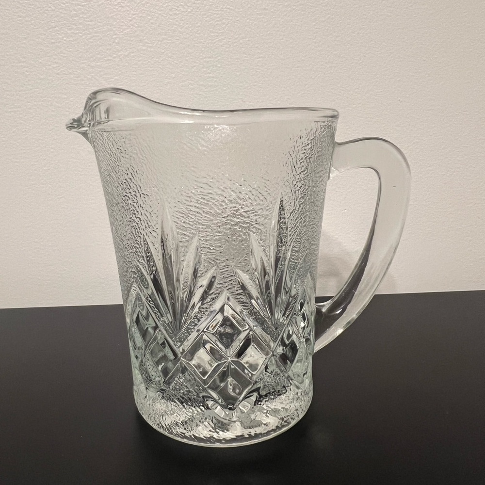 Vintage KIG Glass Creamer Pitcher